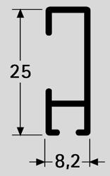 Rail - dimensions