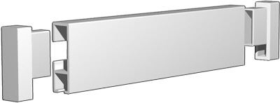 Embout rail